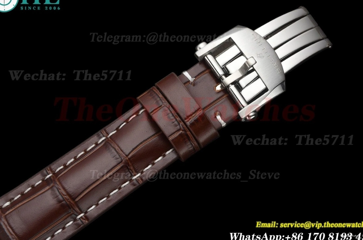 Brown Chronograph Mod B01 Premier SS LE A7750 V2 42mm Reddish Dial BLSF 0330